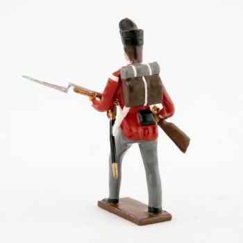 fantassin du 32nd (cornwall) regiment à l'assaut