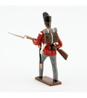 fantassin du 32nd (cornwall) regiment à l'assaut