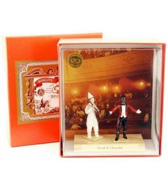 les clowns Chocolat et Footit en coffret de luxe