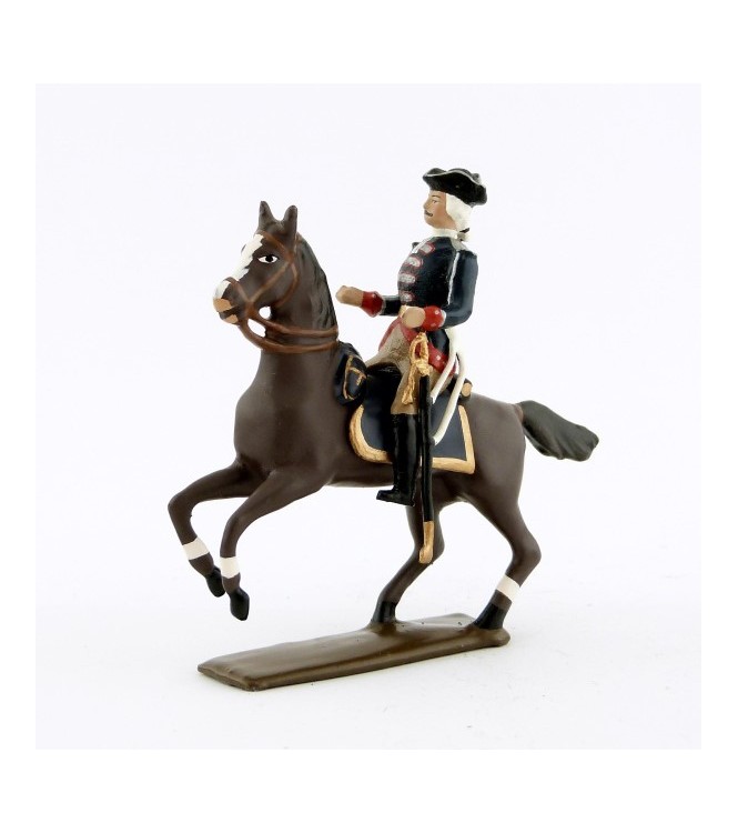officier de la cavalerie louis xv, régiment d'anjou (1740)