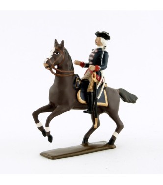 officier de la cavalerie louis xv, régiment d'anjou (1740)