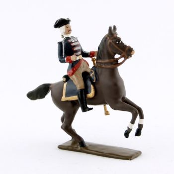 officier de la cavalerie louis xv, régiment d'anjou (1740)