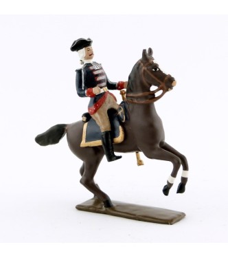 officier de la cavalerie louis xv, régiment d'anjou (1740)