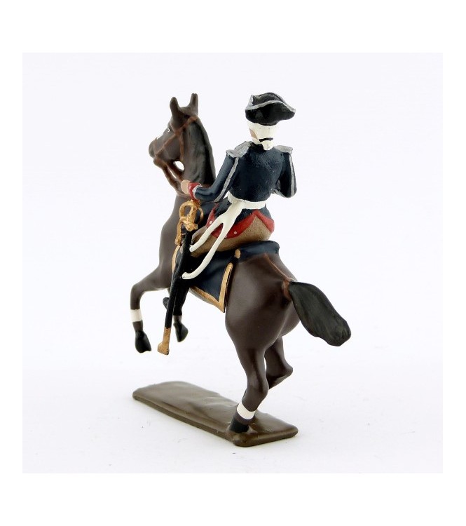 officier de la cavalerie louis xv, régiment d'anjou (1740)