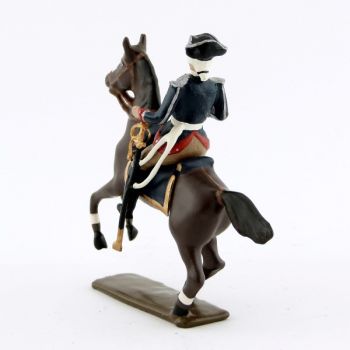 officier de la cavalerie louis xv, régiment d'anjou (1740)
