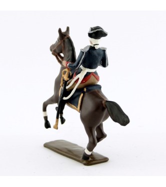 officier de la cavalerie louis xv, régiment d'anjou (1740)