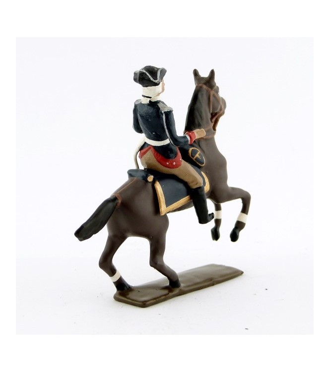 officier de la cavalerie louis xv, régiment d'anjou (1740)