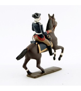 officier de la cavalerie louis xv, régiment d'anjou (1740)