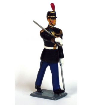 officier de la Garde Républicaine au défilé