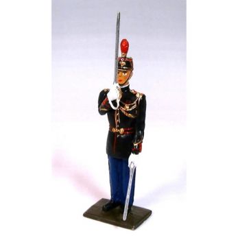 garde républicain (infanterie de la Garde Républicaine) au "présentez sabre"