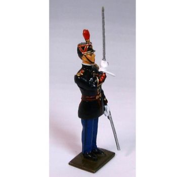 garde républicain (infanterie de la Garde Républicaine) au "présentez sabre"