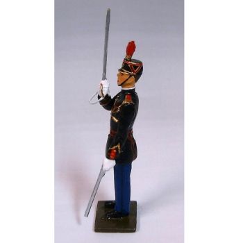 garde républicain (infanterie de la Garde Républicaine) au "présentez sabre"