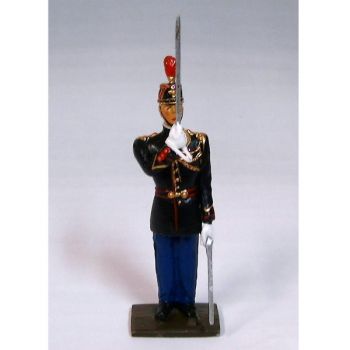 garde républicain (infanterie de la Garde Républicaine) au "présentez sabre"