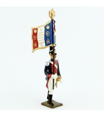 drapeau des grenadiers polonais, légion du nord (1806)