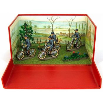 diorama ''la compagnie de cyclistes"