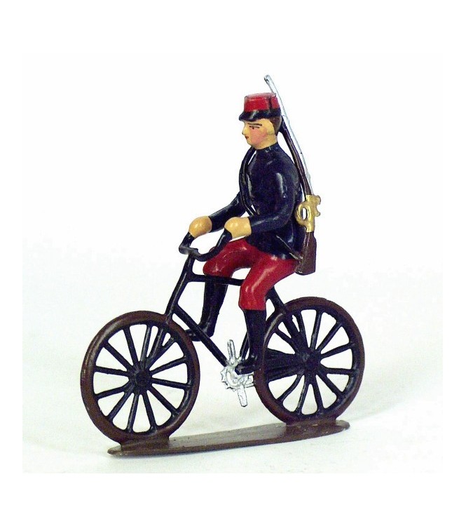 soldat d'infanterie de ligne à bicyclette