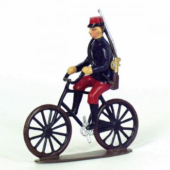 soldat d'infanterie de ligne à bicyclette