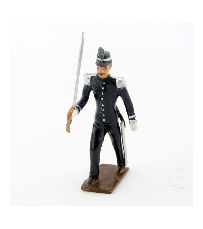 officier des chasseurs à pied en tunique