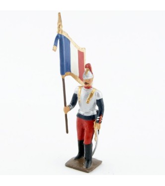 drapeau des cuirassiers à pied, tenue 1914, pantalon garance