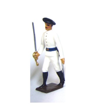 officier des chasseurs alpins en tenue d'hiver (blanc)