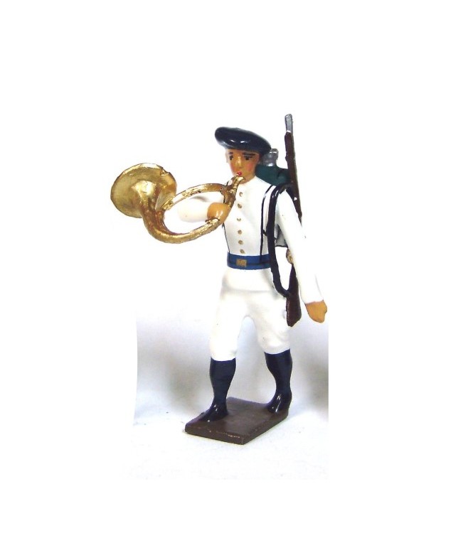 cor des chasseurs alpins en tenue d'hiver (blanc)