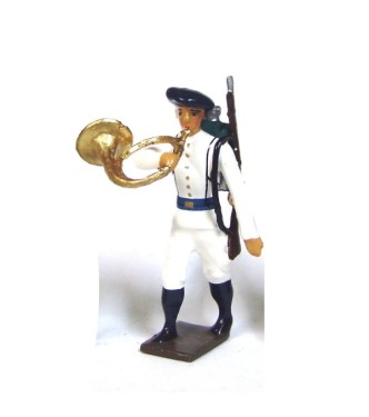 cor des chasseurs alpins en tenue d'hiver (blanc)