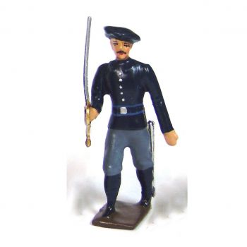 officier des chasseurs alpins, tenue bleue