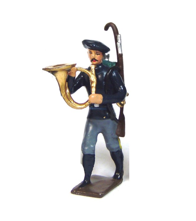 cor des chasseurs alpins, tenue bleue