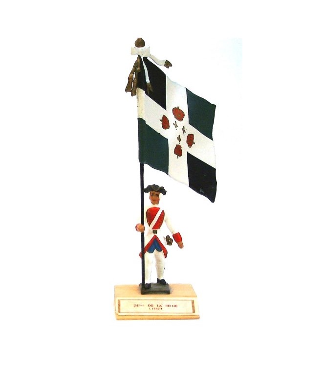 étendard 24ème de la Reine (1749)