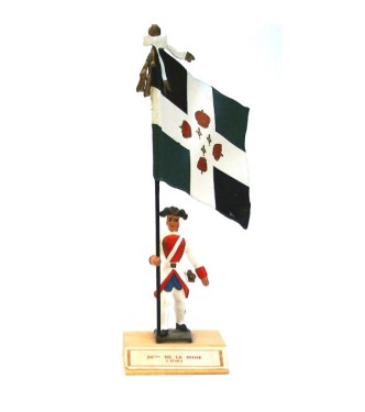 étendard 24ème de la Reine (1749)