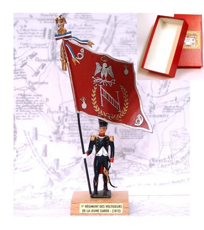 Aigle du 1er Rgt des Voltigeurs de la Jeune Garde en coffret
