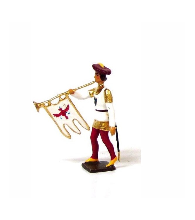 héraut du graf von Bayern avec buisine