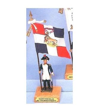 drapeau du bataillon de Saint Nicolas du Chardonneret
