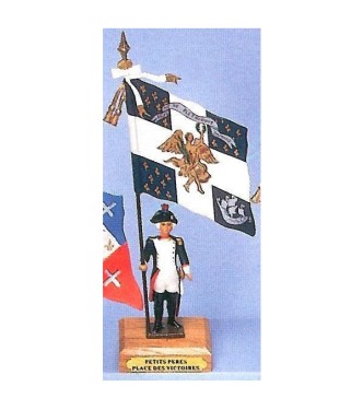 drapeau du bataillon des Petits Peres de la Place des Victoires
