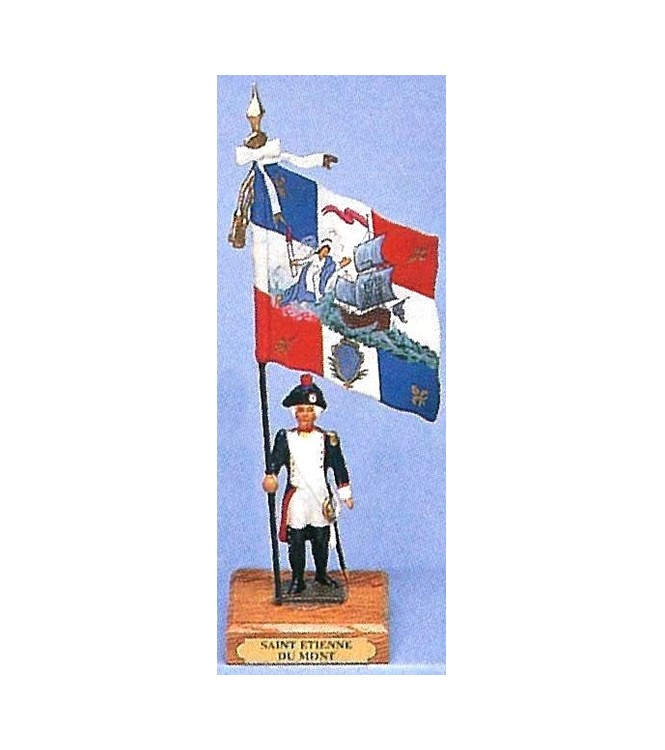 drapeau du bataillon de Saint-Etienne du Mont