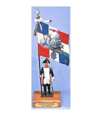 drapeau du bataillon de Saint-Etienne du Mont
