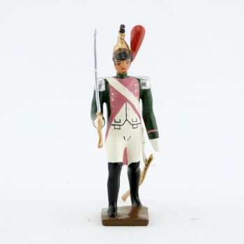 officier du 17ème rgt de dragons (dragons roses - 1812)