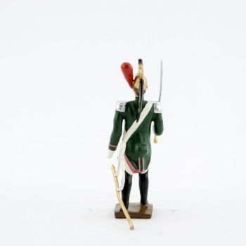 officier du 17ème rgt de dragons (dragons roses - 1812)