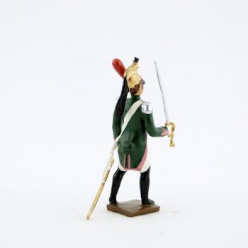 officier du 17ème rgt de dragons (dragons roses - 1812)