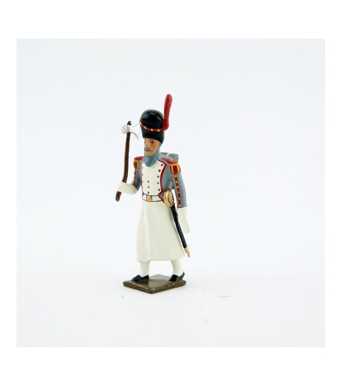 sapeur de l'infanterie de marine avec hache