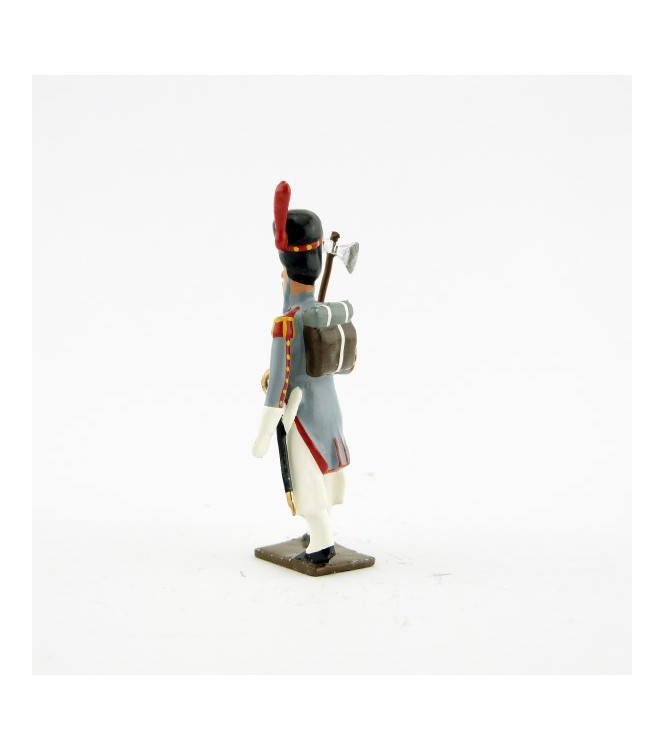 sapeur de l'infanterie de marine avec hache