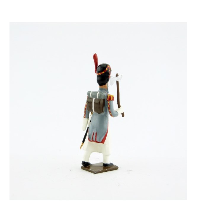 sapeur de l'infanterie de marine avec hache