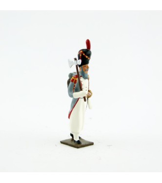 sapeur de l'infanterie de marine avec hache