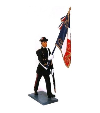 porte-drapeau de l'École polytechnique