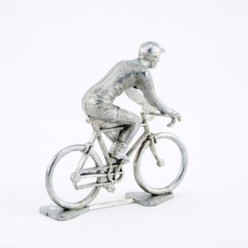 cycliste en Zamac brut (non ébarbé, non peint)