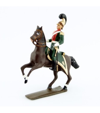 officier des chevau-léger 1er rgt (plastron écarlate) (1812)