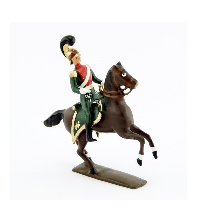 officier des chevau-léger 1er rgt (plastron écarlate) (1812)