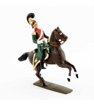 officier des chevau-léger 1er rgt (plastron écarlate) (1812)