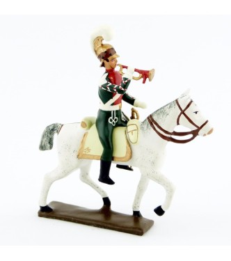 trompette (d'ordonnance) des chevau-léger 1er rgt (plastron écarlate) (1812)