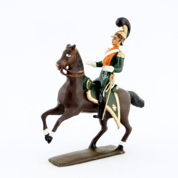 officier des chevau-léger 2ème rgt (plastron orange) (1812)